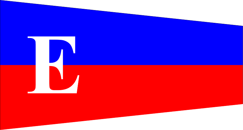 Custom flag inwards