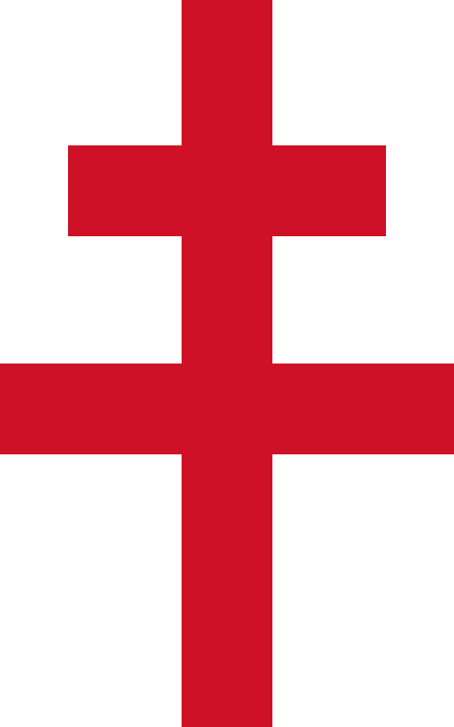 Emblem of Free France (1940-1944) Cross of Lorraine 2