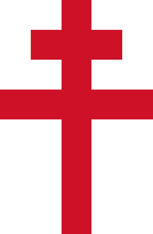 Emblem of Free France (1940-1944) Cross of Lorraine 3