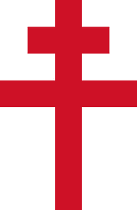 Emblem of Free France (1940-1944) Cross of Lorraine 3