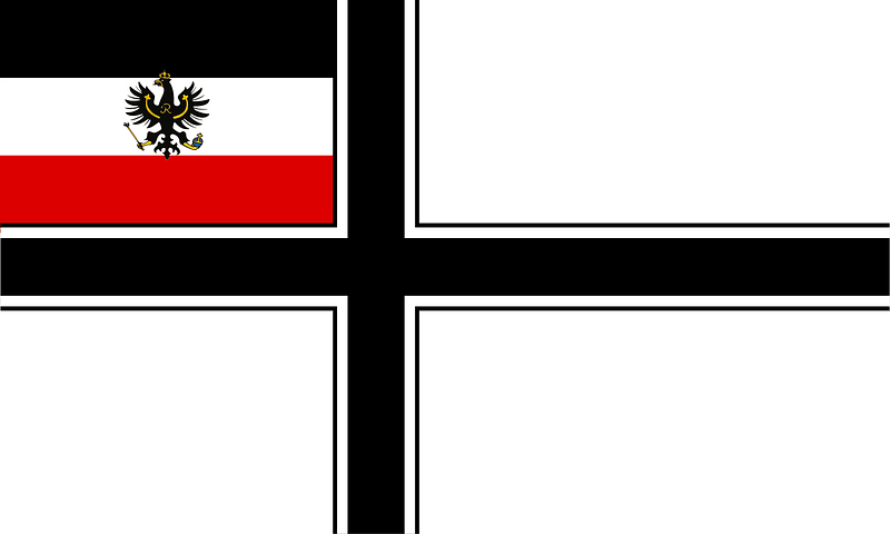 Kriegsflagge Entwurf 1867