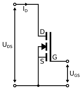 MOSFET N Channel symbol