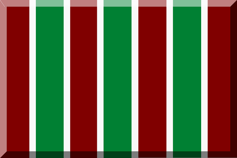 Amaranto Verde e Bianco (Strisce)