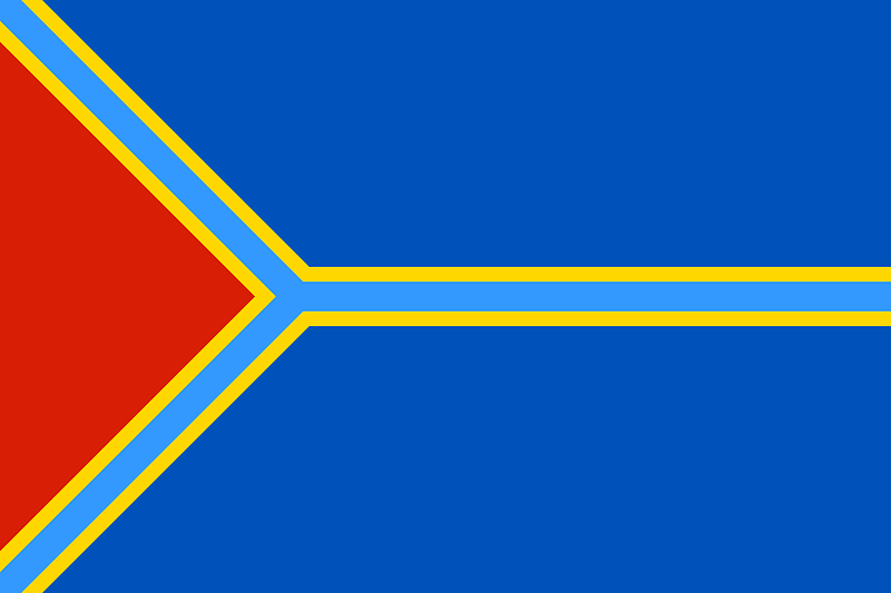 Flag of Alekseevsky rayon (Volgograd oblast)