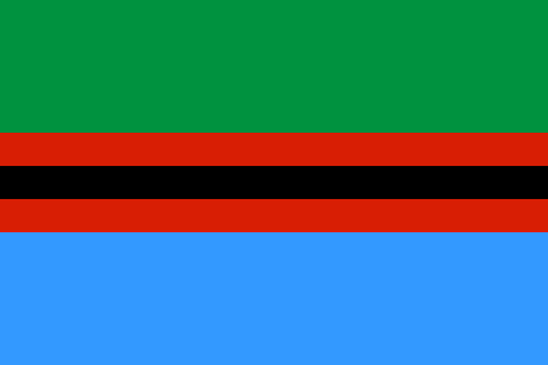 Flag of Kalevalsky rayon (Karelia)