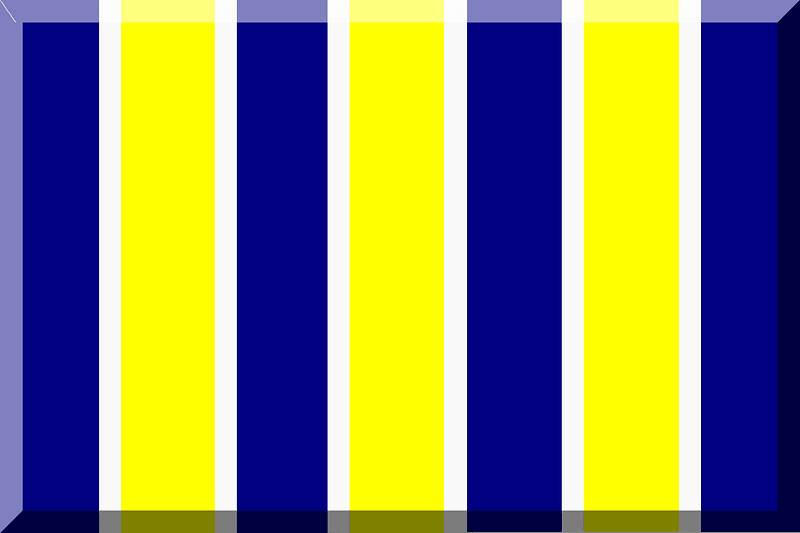 Blu Giallo e Bianco (Strisce)