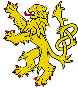 Lion rampant (tail nowed)