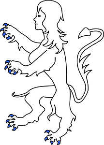 Meuble héraldique Chimère