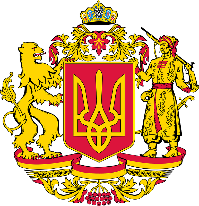Big emblem of Raspberry Ukraine