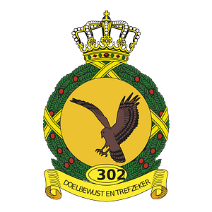 Coat of Arms Royal Netherlands Air Force 302 Squadron - Free vector ...