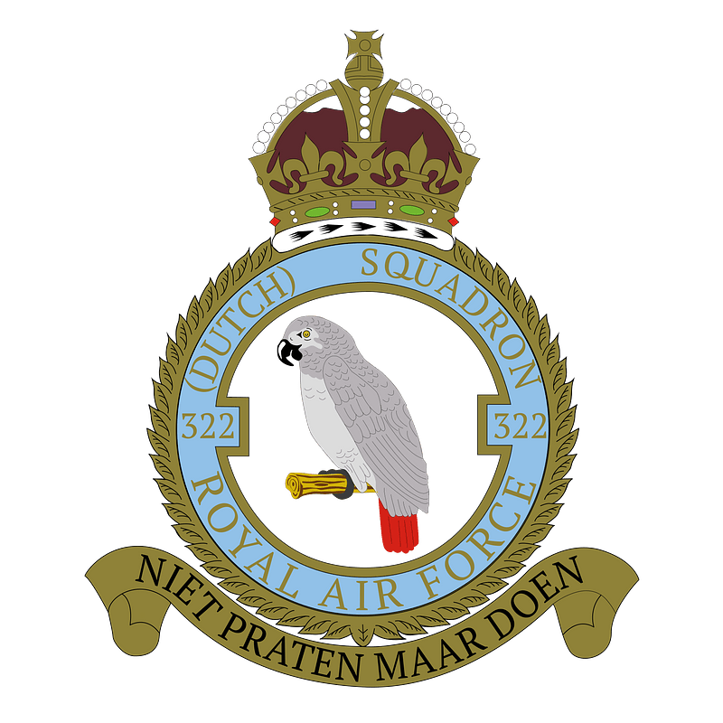 Coat of Arms Royal Netherlands Air Force 322 Squadron
