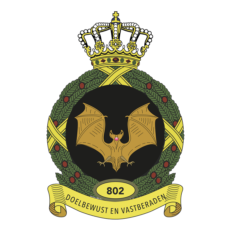 Coat of Arms Royal Netherlands Army 802 Squadron