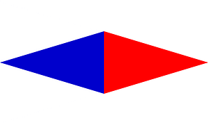 Burgee of Davis Island YC