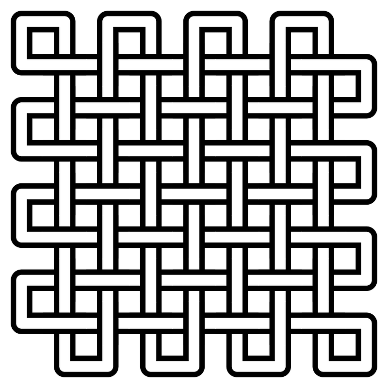 Endless-knot-49-crossings