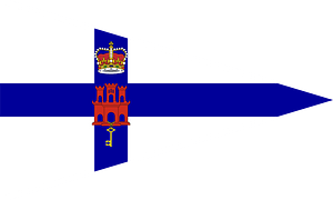 Burgee of Royal Gibraltar YC