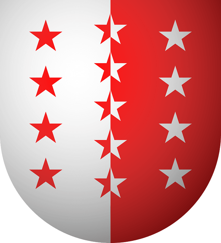 Blason CH Canton Valais 3D