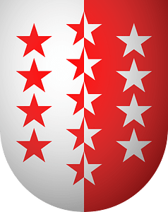 Coat of Arms of Canton of Valais 3D