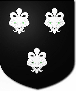 Blazon of Huband Baronets (1661)
