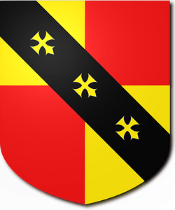 Blazon of Hanham Baronets (1667)