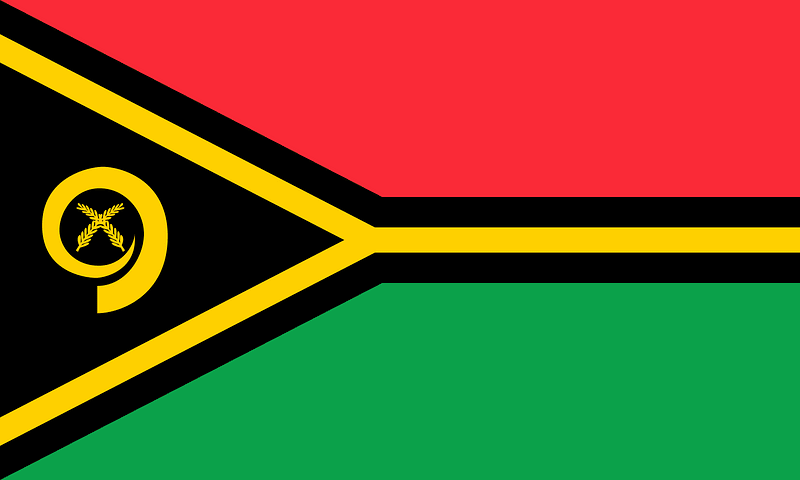 Flag of Vanuatu (2008 Summer Olympics)