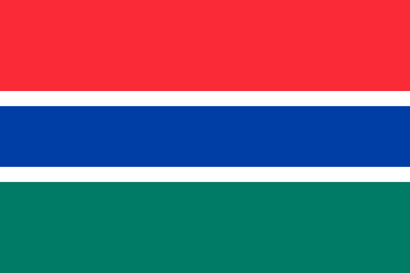 Flag of The Gambia (2008 Summer Olympics)