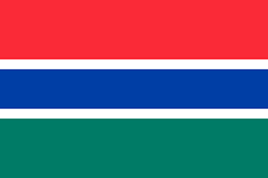 Flag of The Gambia (2008 Summer Olympics)