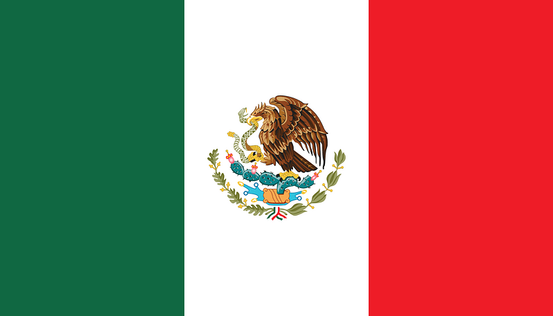 Flag of Mexico (2018 Winter Olympics)