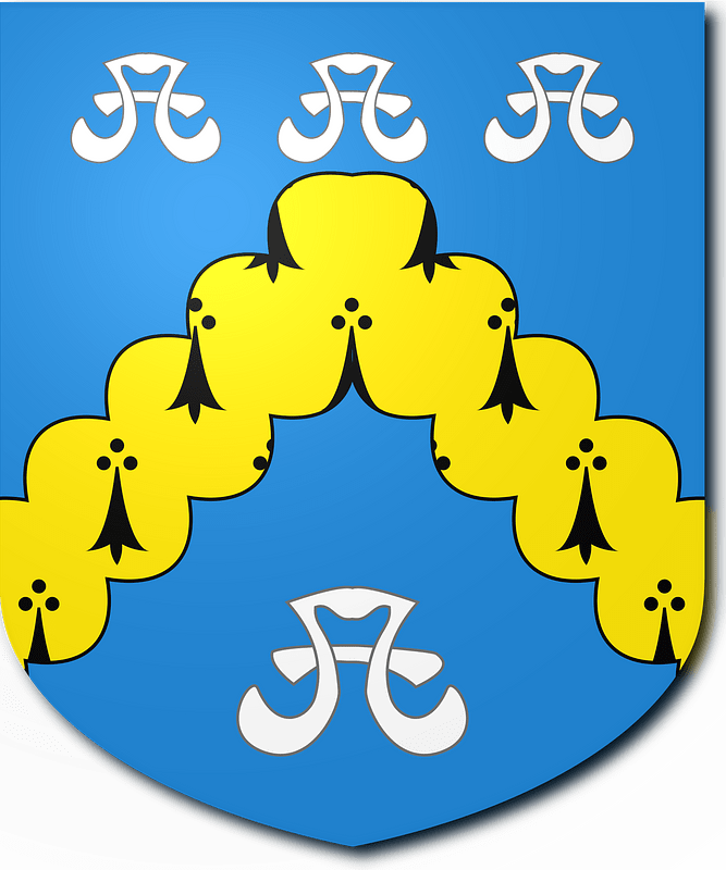 Blazon of Rose Baronets of Rayners (1874)