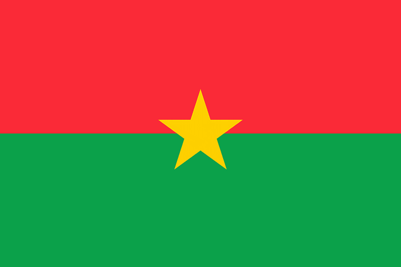 Flag of Burkina Faso (2008 Summer Olympics)