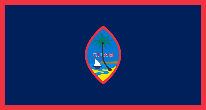 Flag of Guam (2008 Summer Olympics)