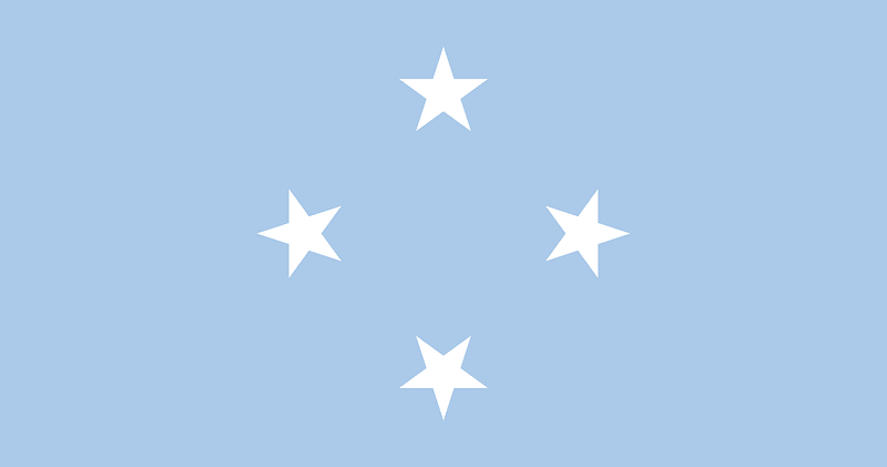 Flag of the Federated States of Micronesia (2008 Summer Olympics)