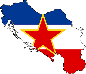 Silhouette of Yugoslavia