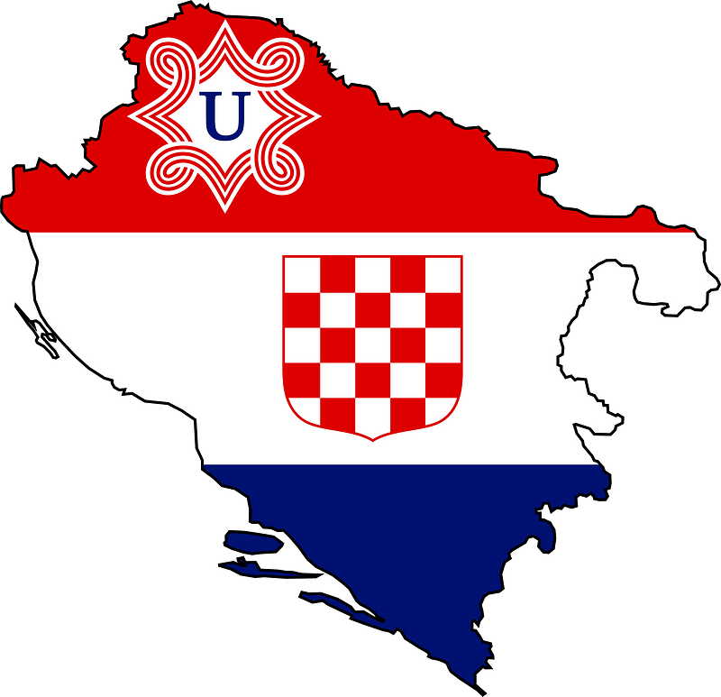 Silhouette of the Independent State of Croatia