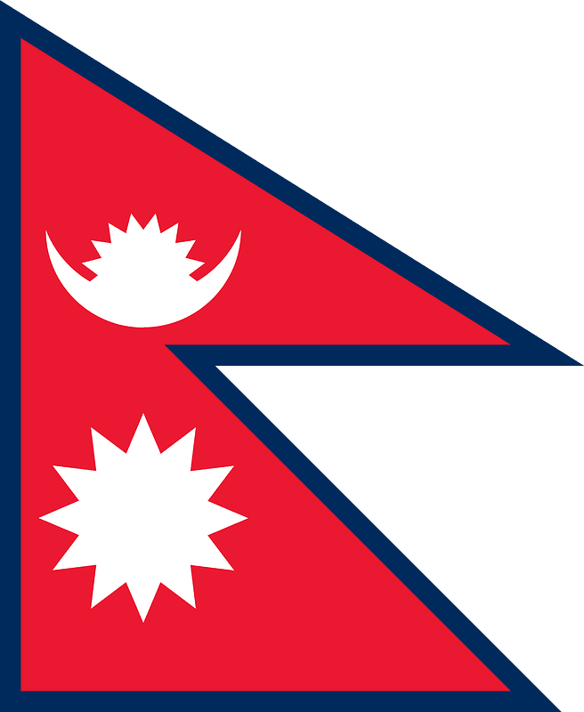 Flag of Nepal (2010 Winter Olympics)