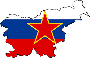 Silhouette of the Socialist Republic of Slovenia