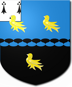 Blazon of Barker Baronets of Bocking Hall (1676) (1802)