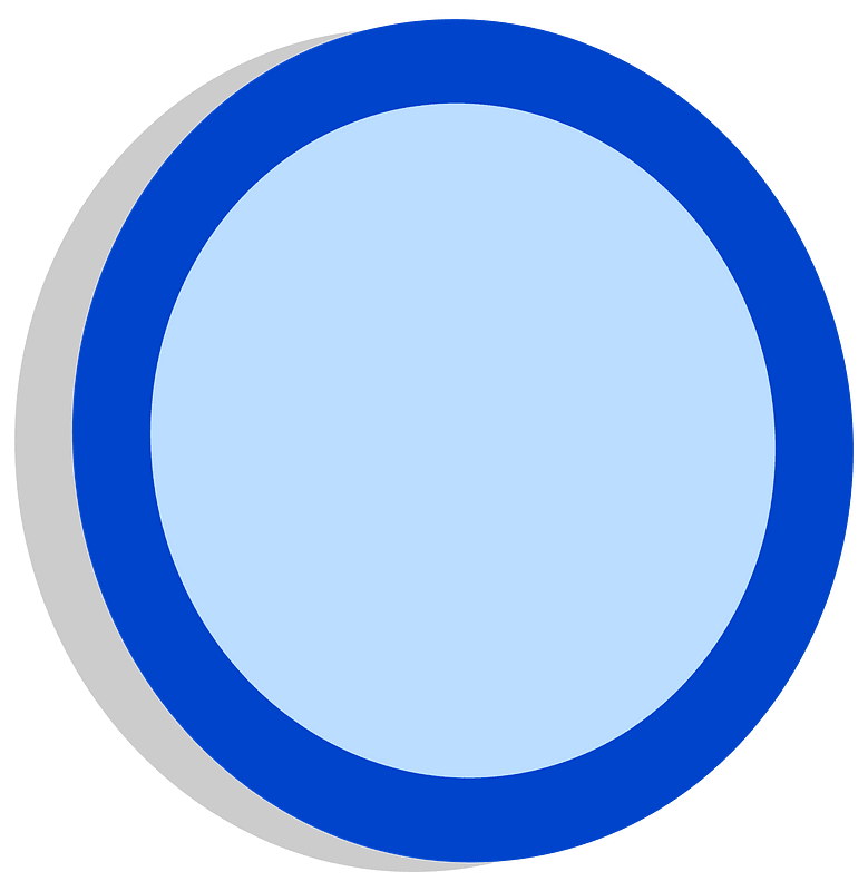 Symbol plain blue