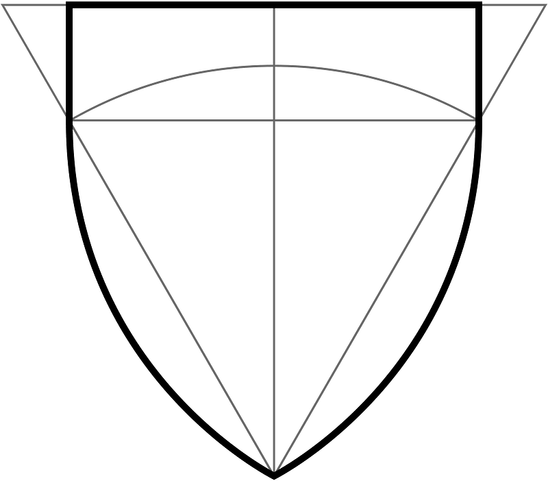 Coa Illustration Editing Triangular shield