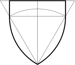 Coa Illustration Editing Triangular shield