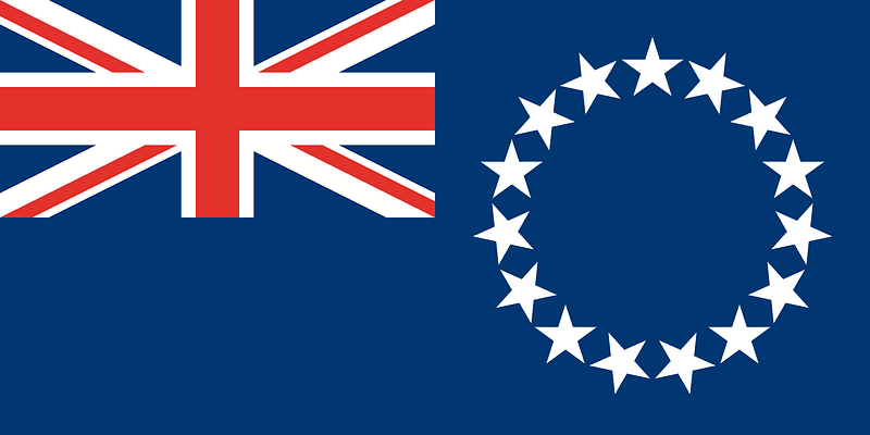 Flag of the Cook Islands (2012 Summer Olympics)
