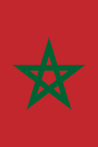 Fin flash of Morocco