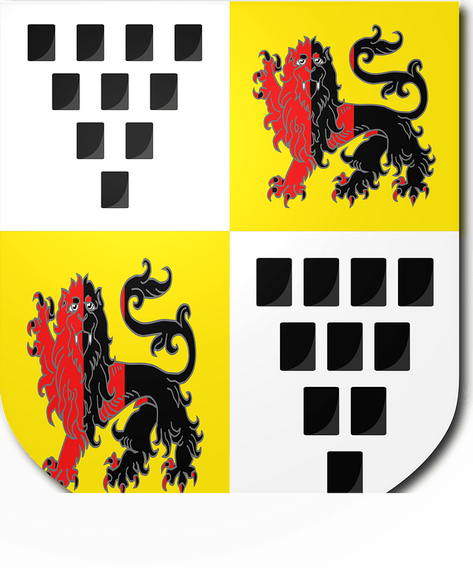 Blazon of Blunden Baronets (1766)
