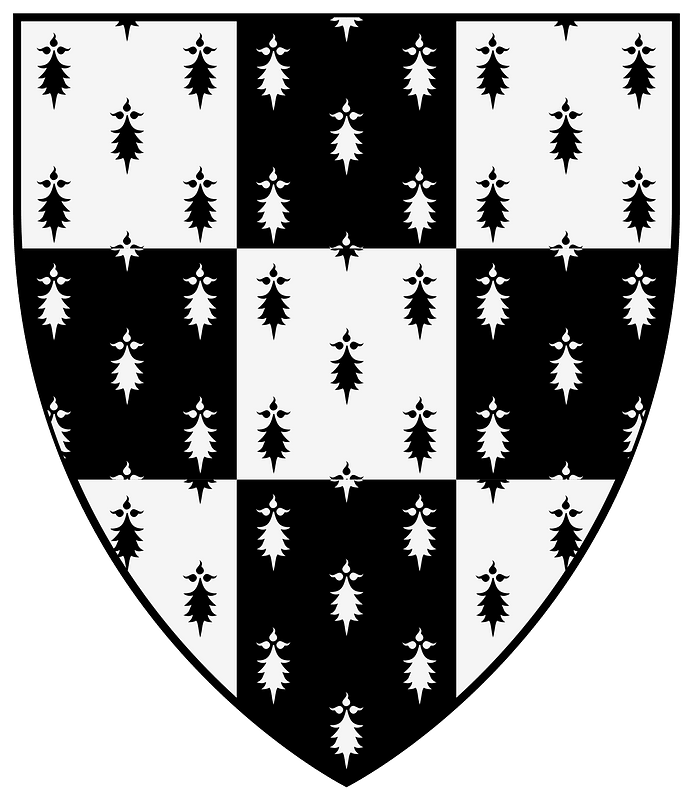 Coa England Family Richard del Brugge, Lancaster King of Arms