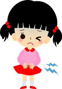Woman with Stomachache