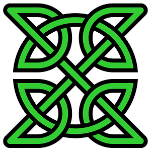 Celtic-knot-insquare-green-transparentbg