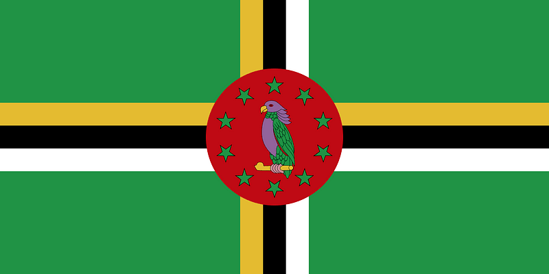 Flag of Dominica (2000 Summer Olympics)