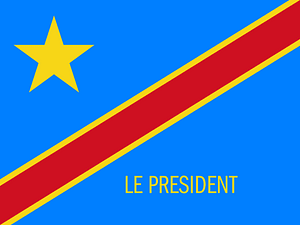 Flag of the President of the Democratic Republic of the Congo (type 2)