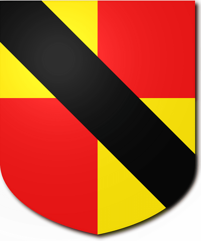 Blazon of Clavering Baronets (1661)