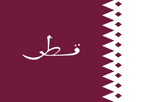 Flag of Qatar (1936–1949, 3-2)