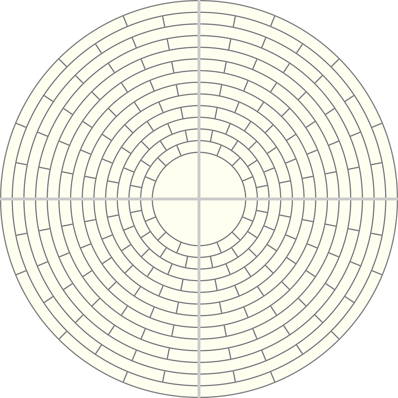 Rosace carrelage ligne 14